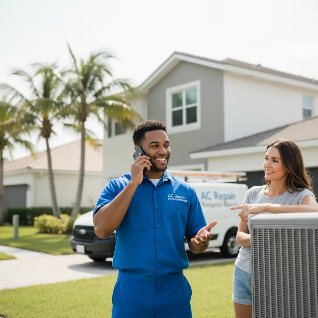AC Repair Pompano Beach customer support in Grovertown